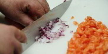 тартар из лосося