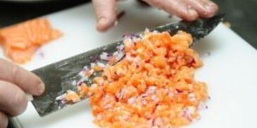 тартар из лосося