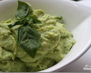 Вегетарианский соус из авокадо