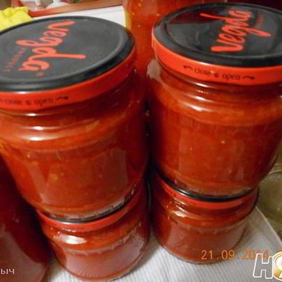 Заправка красная из перца и томатов