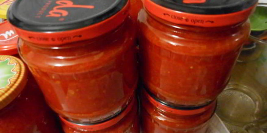 Рецепт заправки красной из перца и томатов