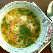 Рецепт Бабушкиного супа с пельменями