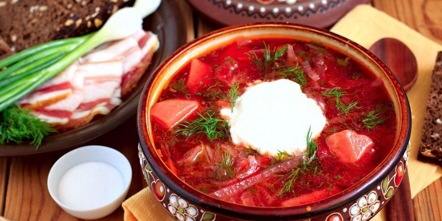 Рецепт борща классического со свеклой