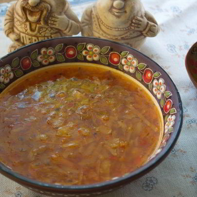 Борщ куриный