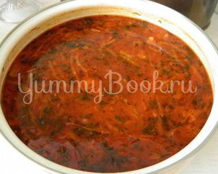 Борщ на птичьем бульоне