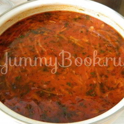 Борщ на птичьем бульоне