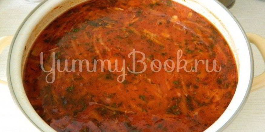 Рецепт борща на птичьем бульоне