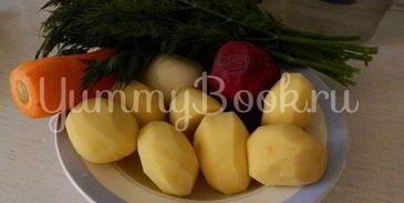 борщ на птичьем бульоне