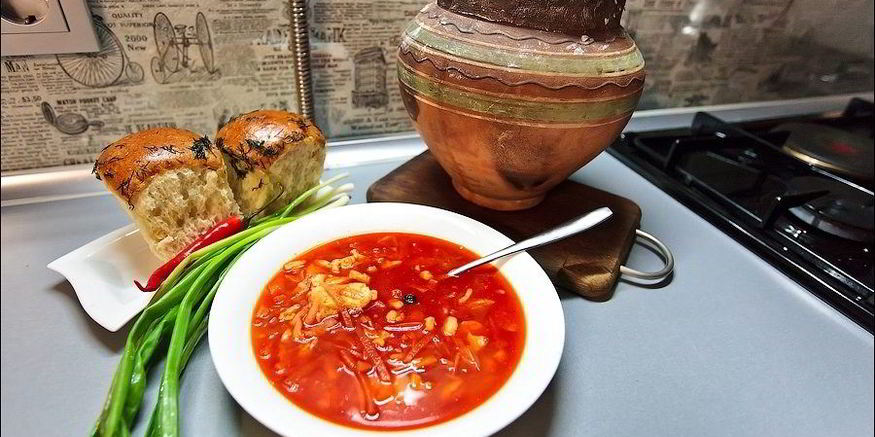 Рецепт борща по-деревенски