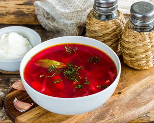 Борщ постный