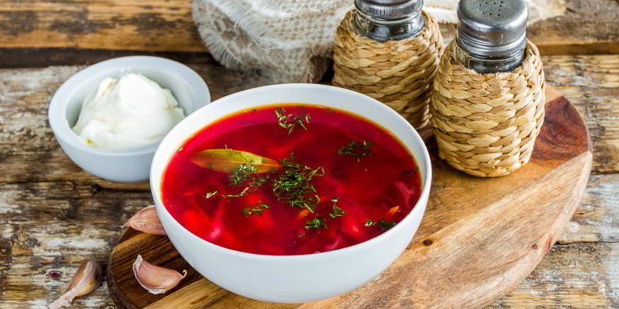 Рецепт борща постного