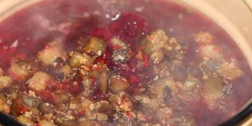 борщ с баклажанами