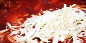 борщ с фасолью без мяса