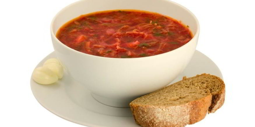 Рецепт борща с фасолью