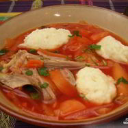 Рецепт Борща с галушками