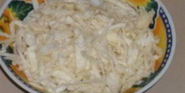 борщ с галушками