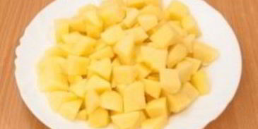 борщ с галушками