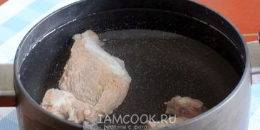 борщ с говядиной