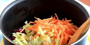 борщ с говядиной