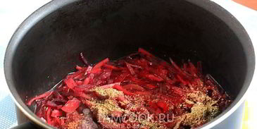 борщ с говядиной