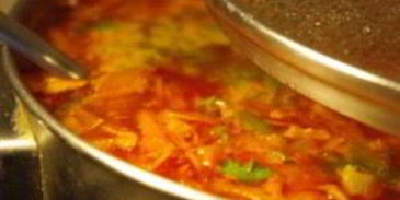 борщ с грибами и фасолью