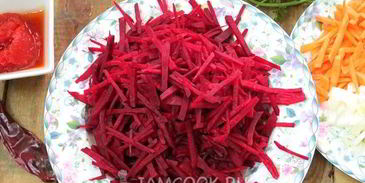 борщ с карамелизированной свеклой