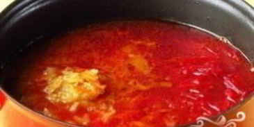 борщ с квашеной капустой