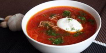 борщ с квашеной капустой