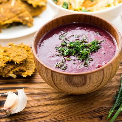 Борщ с укропом