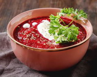 Борщ с яблоком