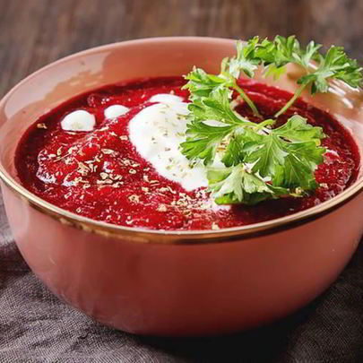 Борщ с яблоком