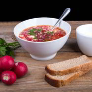 Рецепт Холодного борща с редиской
