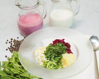 Литовский холодный борщ