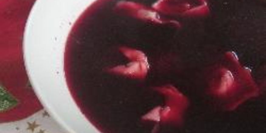 Рецепт польского борща на свекольной закваске с сухими грибами