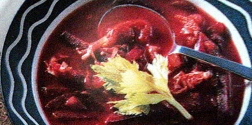 Рецепт постного борща с фасолью