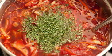 постный борщ с грибами