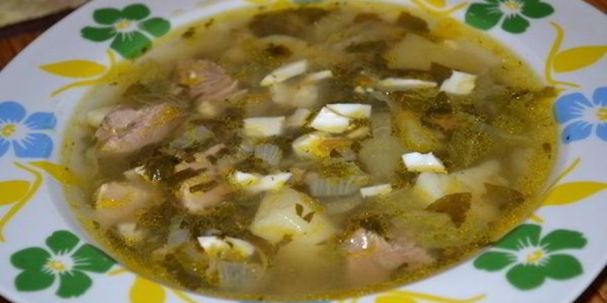 Рецепт щавелевого борща