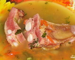 Бульон из ребрышек