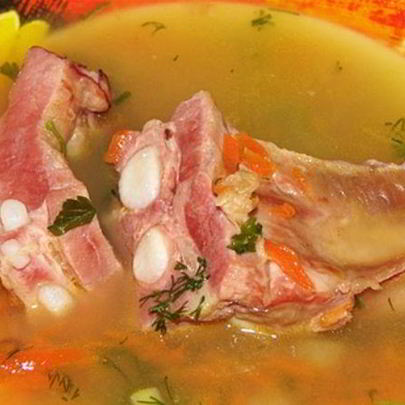 Бульон из ребрышек