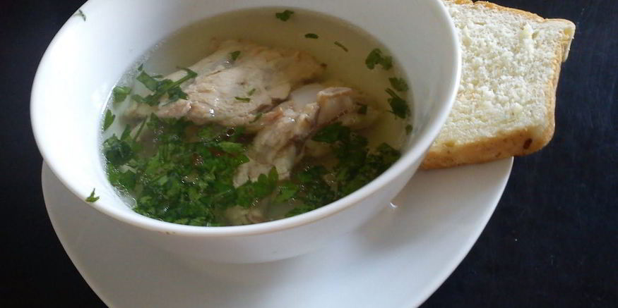 Рецепт бульона из свинины