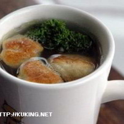 Бульон куриный с клецками a la solferino