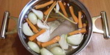 бульон куриный с рисом