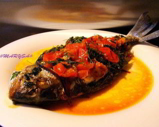 Дорада в сумасшедшем бульоне