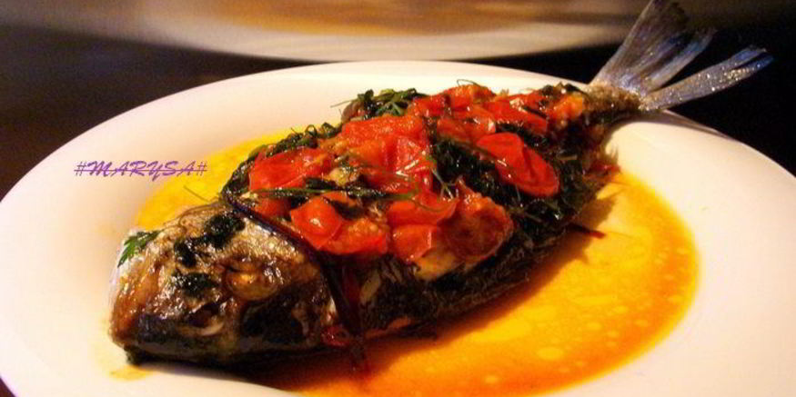 Рецепт дорады в сумасшедшем бульоне