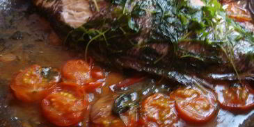 дорада в сумасшедшем бульоне