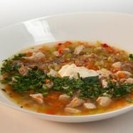 Рецепт Гречневого супа с потрошками на курином бульоне