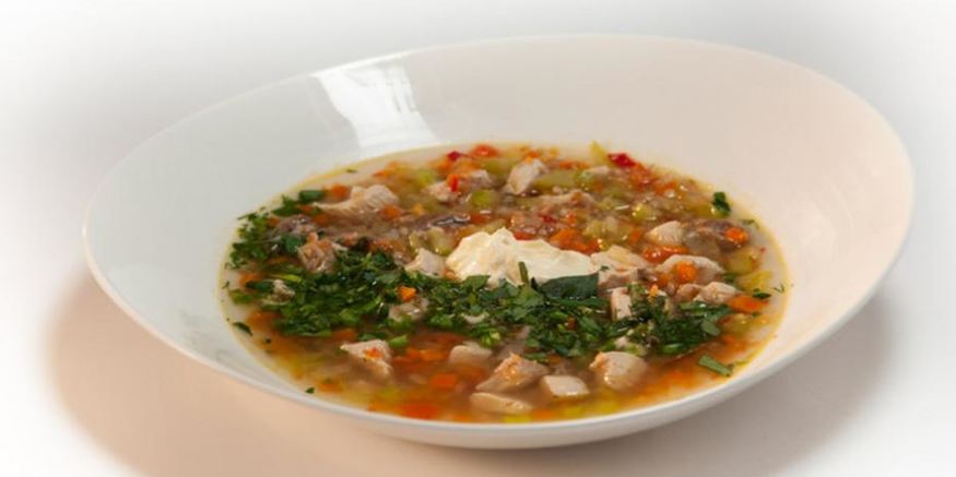 Рецепт гречневого супа с потрошками на курином бульоне