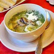 Рецепт Грибного супа на мясном бульоне