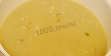 грибной суп на мясном бульоне