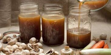 классический грибной бульон